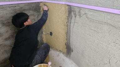 茅ヶ崎市　内装土壁漆喰工事vol.1