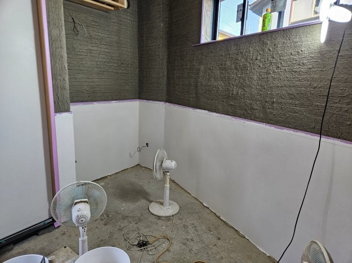 茅ヶ崎市　内装土壁漆喰工事vol.3