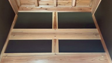 葉山町　石場建構法土中塗り仕上げvol.2