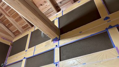 葉山町　石場建構法土中塗り仕上げvol.3