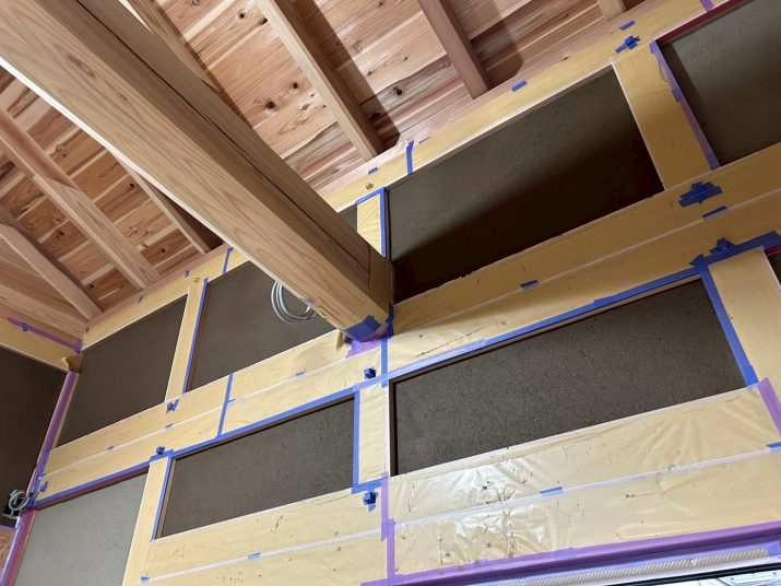 葉山町　石場建構法土中塗り仕上げvol.3