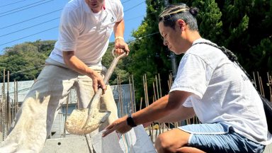 現場の土を、愛すべき土壁へ。中田製作所×左菊のワークショップ