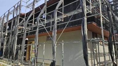 鎌倉市　外壁工事仕上げ