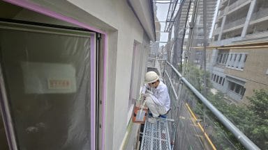 千代田区　外壁Sto仕上げ　Day10